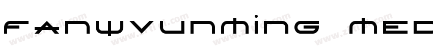 FanWvunMing Medium字体转换